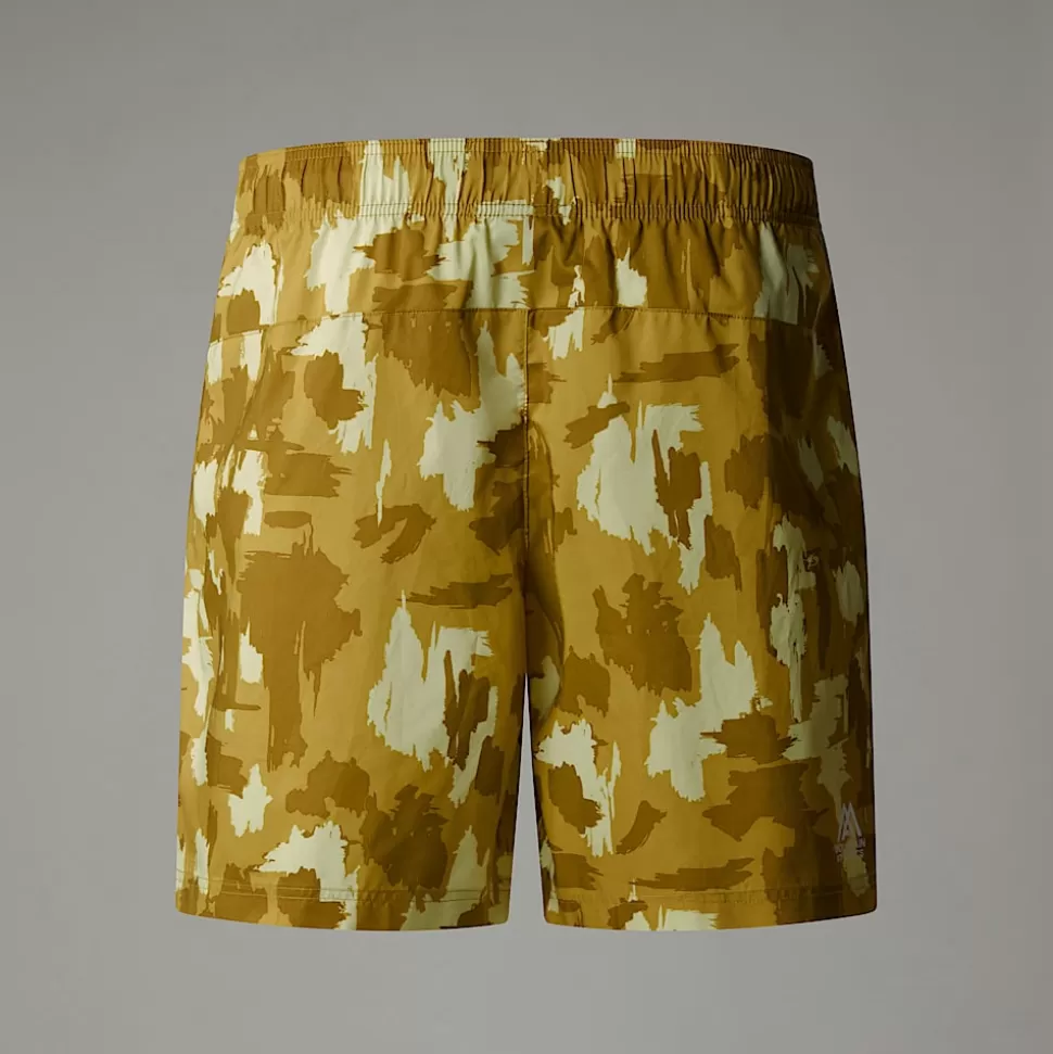 The North Face Pantalón Corto Estampado 24/7 De 17,78 Cm Para Hombre Amber Green Painted Mountains Print Best