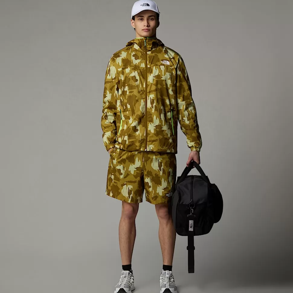 The North Face Pantalón Corto Estampado 24/7 De 17,78 Cm Para Hombre Amber Green Painted Mountains Print Best