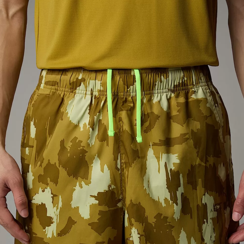 The North Face Pantalón Corto Estampado 24/7 De 17,78 Cm Para Hombre Amber Green Painted Mountains Print Best