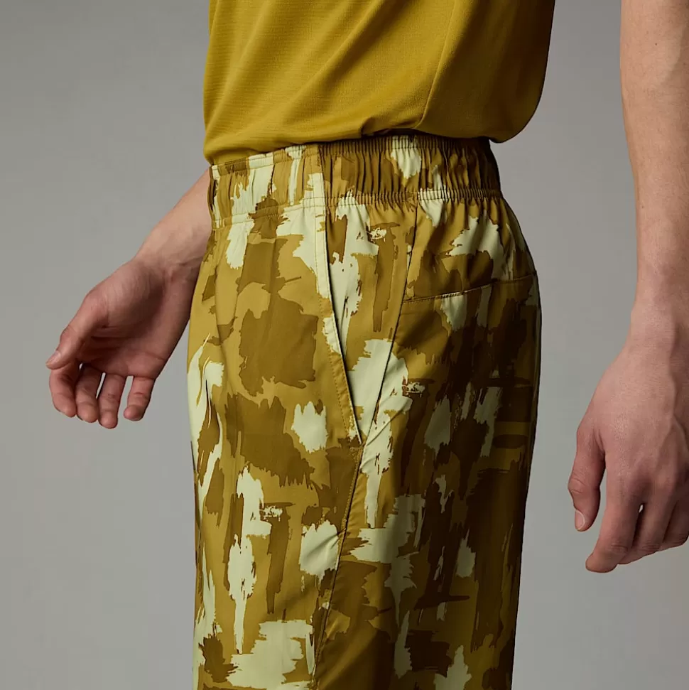 The North Face Pantalón Corto Estampado 24/7 De 17,78 Cm Para Hombre Amber Green Painted Mountains Print Best