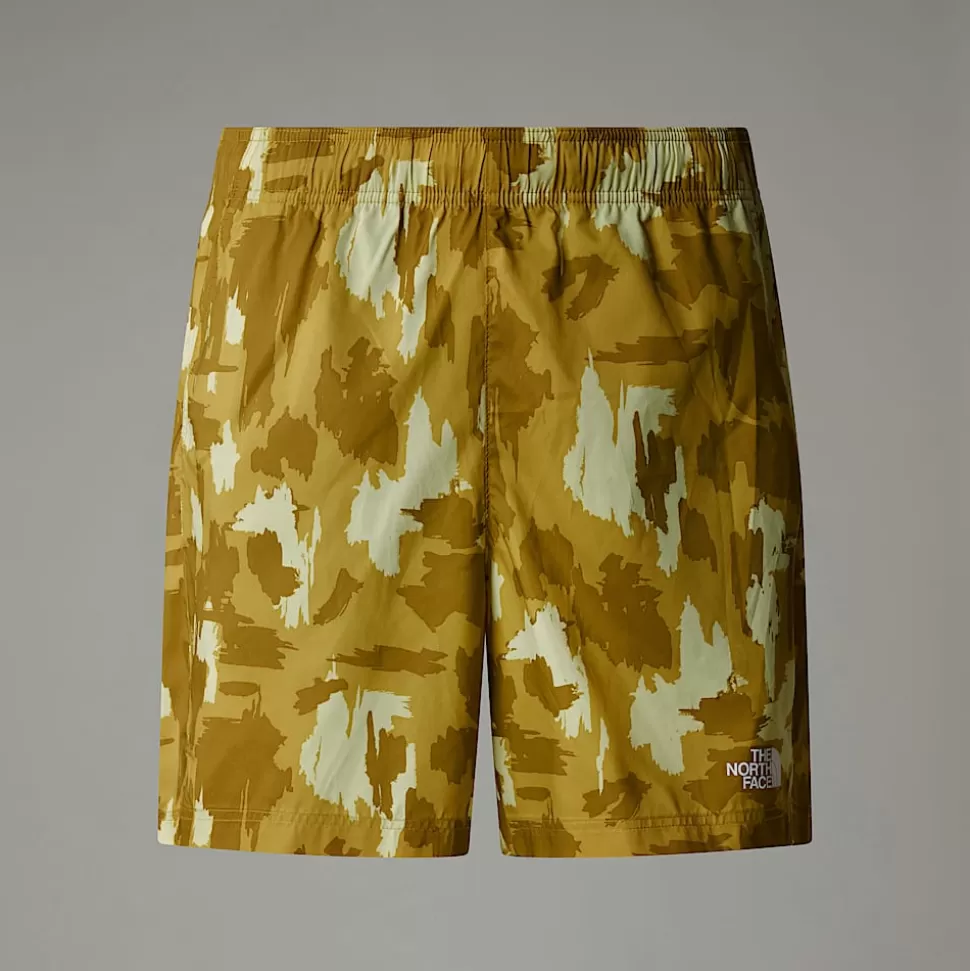 The North Face Pantalón Corto Estampado 24/7 De 17,78 Cm Para Hombre Amber Green Painted Mountains Print Best