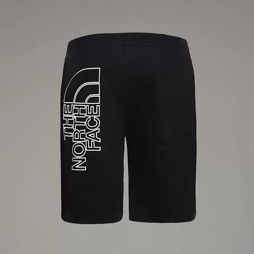 The North Face Pantalón Corto Ligero Con Estampado Gráfico Para Hombre TNF Black Hot