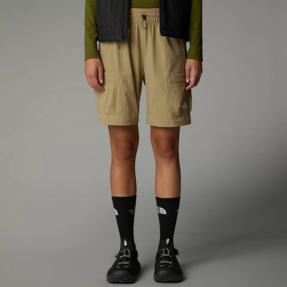 The North Face Pantalón Corto Plegable Para Mujer Kelp Tan Flash Sale