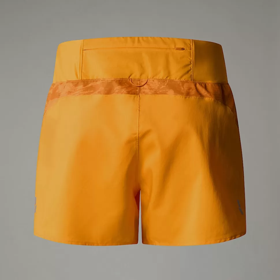 The North Face Pantalón Corto Sunriser De 6,35 Cm Para Mujer Apricot Glaze Mountain Traverse Print Fashion