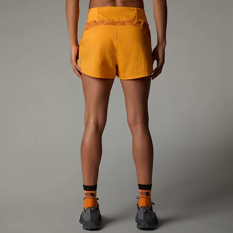 The North Face Pantalón Corto Sunriser De 6,35 Cm Para Mujer Apricot Glaze Mountain Traverse Print Fashion