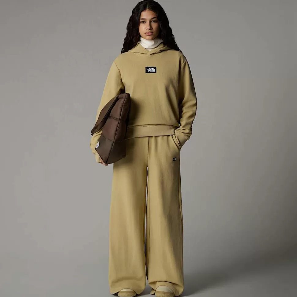 The North Face Pantalón De Chándal Ancho Hoden Para Mujer Khaki Stone Outlet
