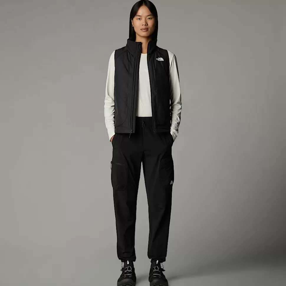 The North Face Pantalón De Chándal Plegable Recto De Corte Regular Para Mujer TNF Black Fashion