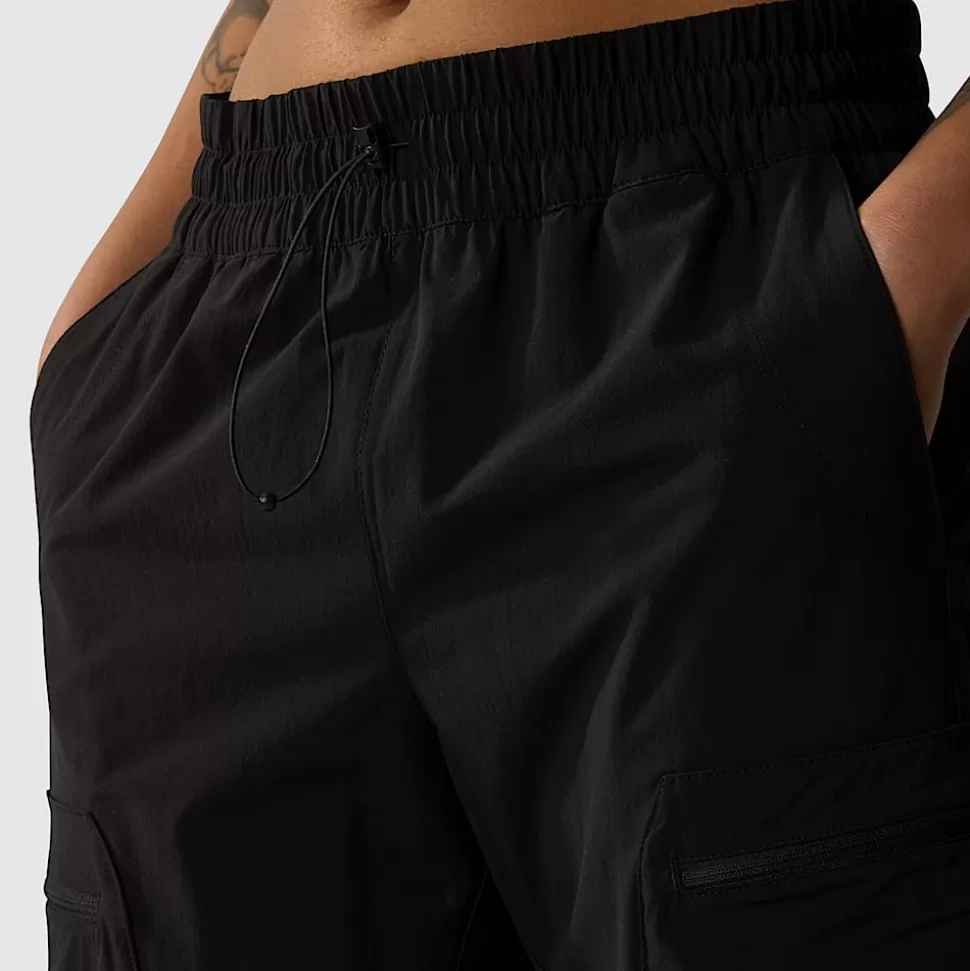 The North Face Pantalón De Chándal Plegable Recto De Corte Regular Para Mujer TNF Black Fashion
