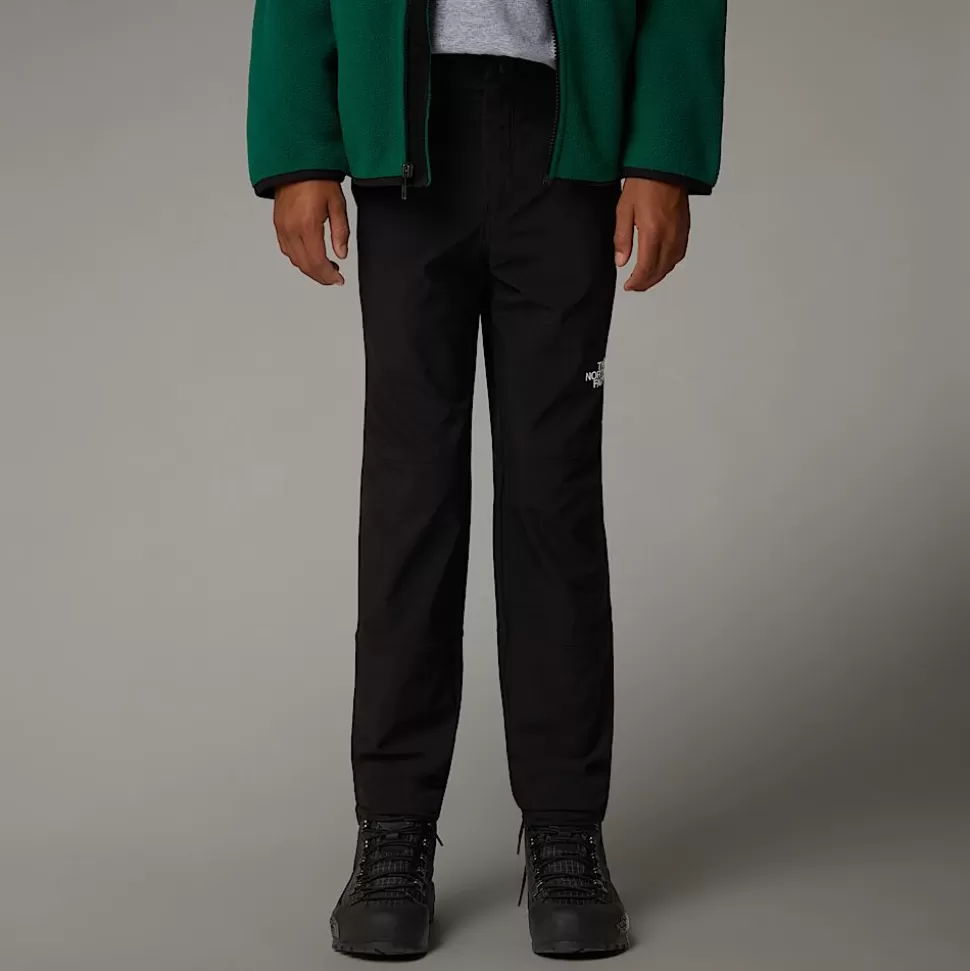 The North Face Pantalón Recto Regular Para Jóvenes TNF Black Best Sale