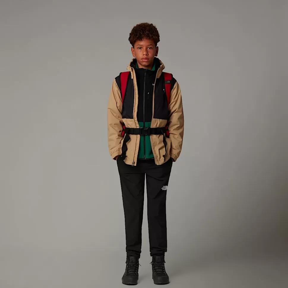 The North Face Pantalón Recto Regular Para Jóvenes TNF Black Best Sale