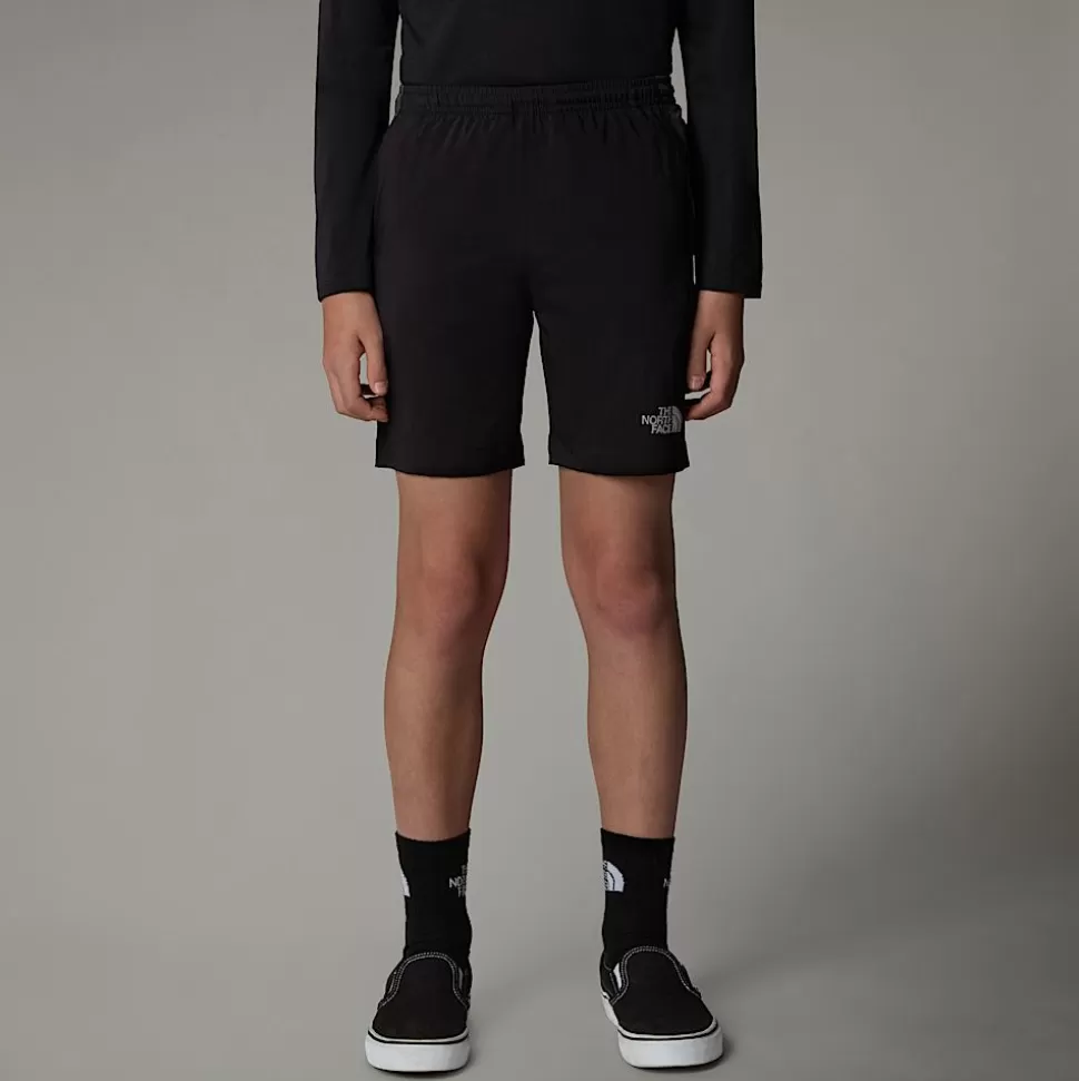 The North Face PANTALONES CORTOS REACTOR PARA NIÑO TNF Black-Asphalt Grey Online