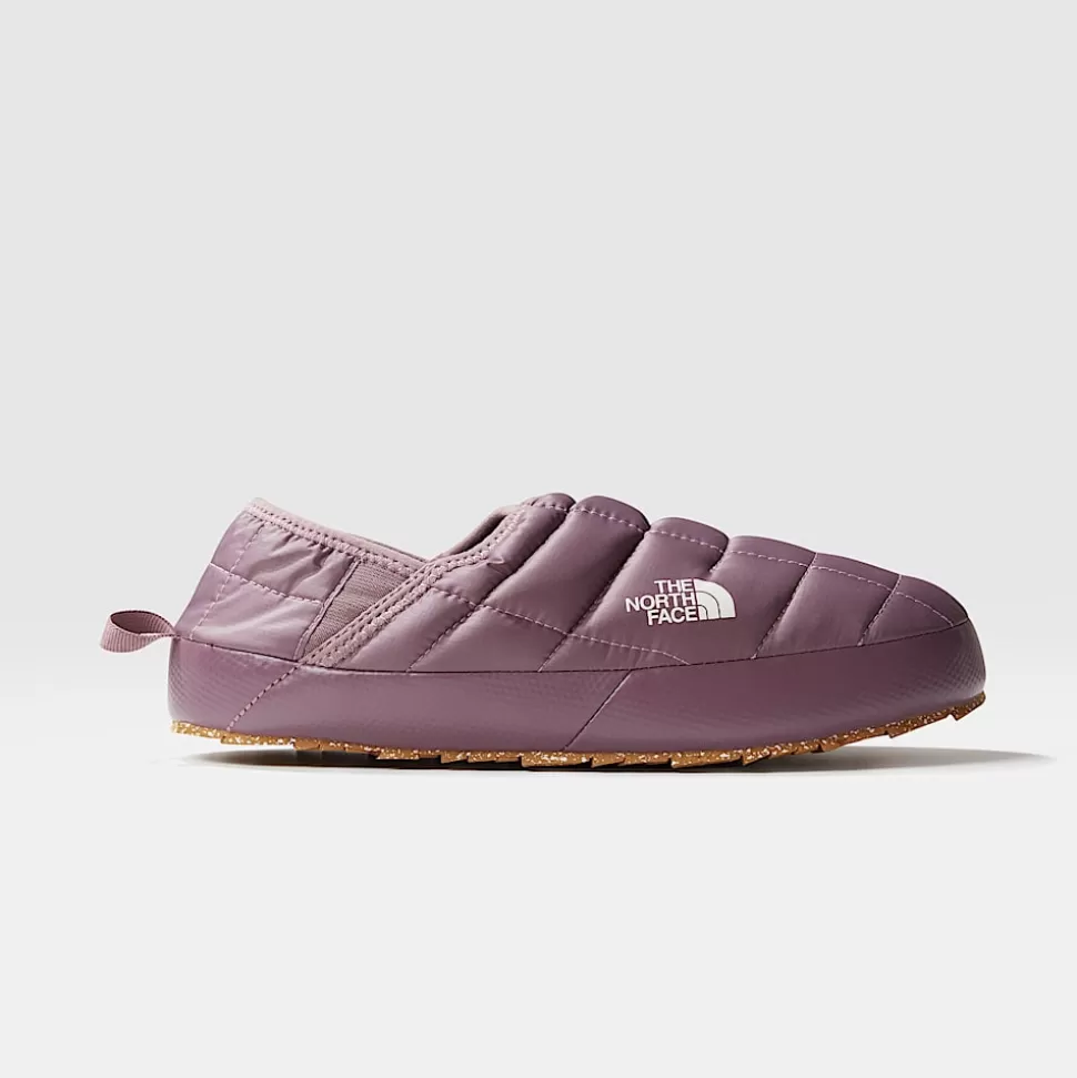 The North Face Pantuflas Traction V ThermoBall™ Para Mujer FAWN GREY/GARDENIA WHITE Cheap