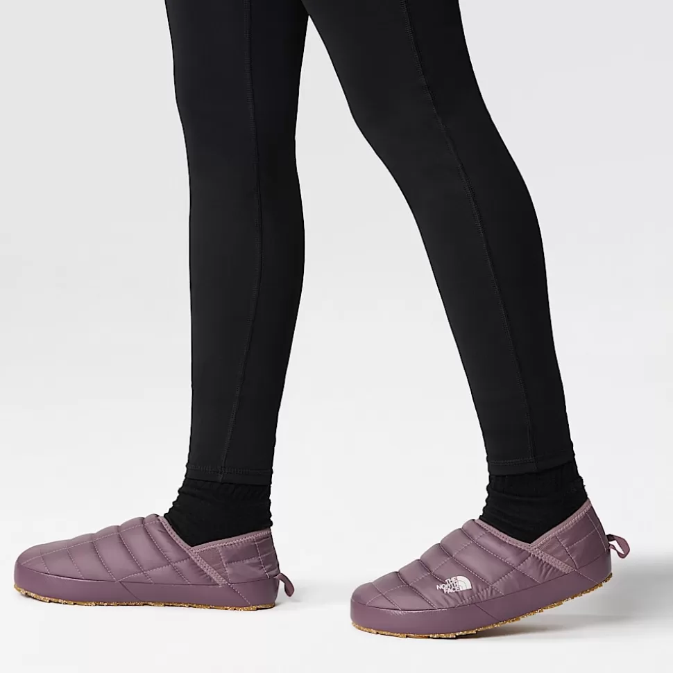 The North Face Pantuflas Traction V ThermoBall™ Para Mujer FAWN GREY/GARDENIA WHITE Cheap