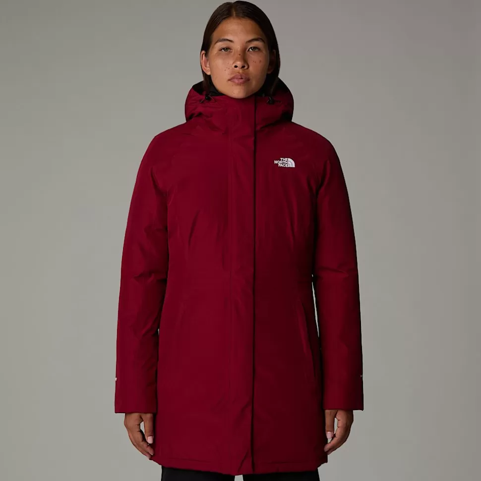 The North Face Parka Brooklyn Para Mujer Beetroot Cheap
