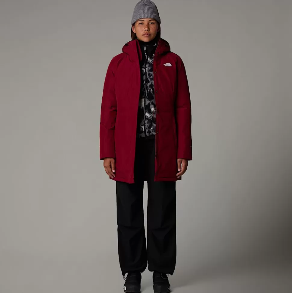 The North Face Parka Brooklyn Para Mujer Beetroot Cheap