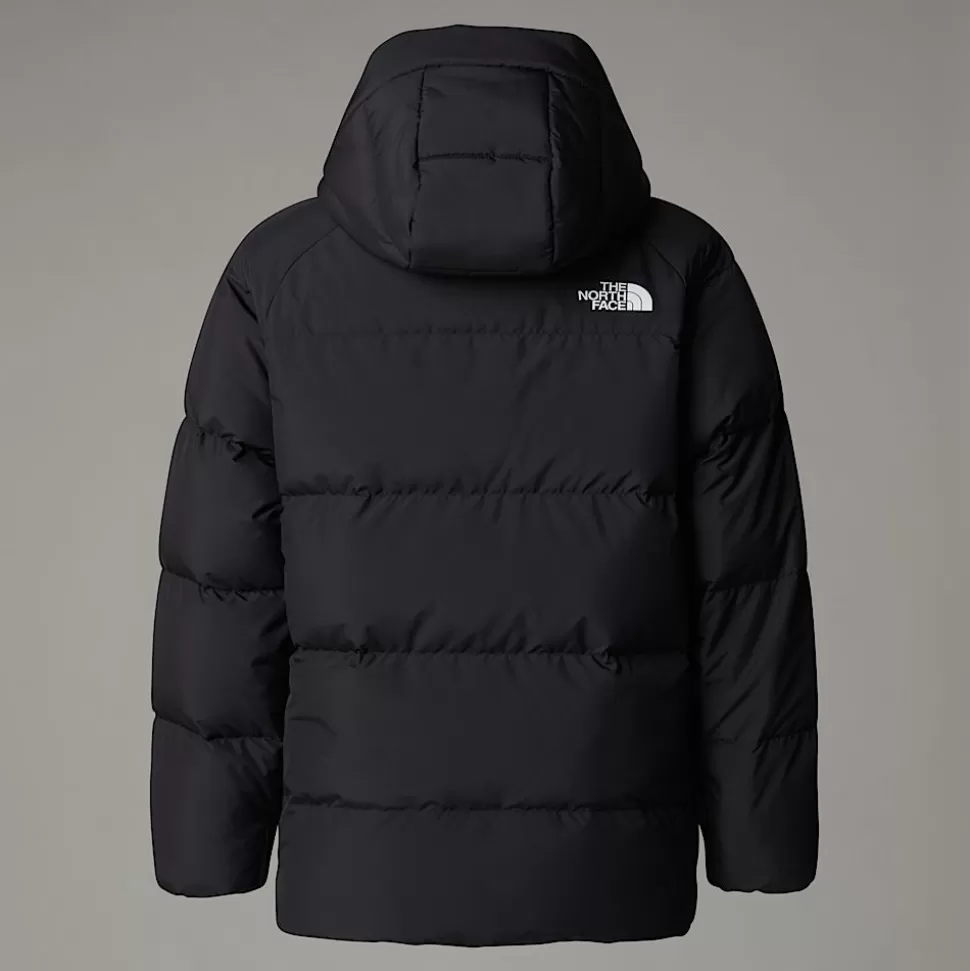 The North Face Parka Corta De Plumón Con Forro Polar North Para Jóvenes TNF Black Hot