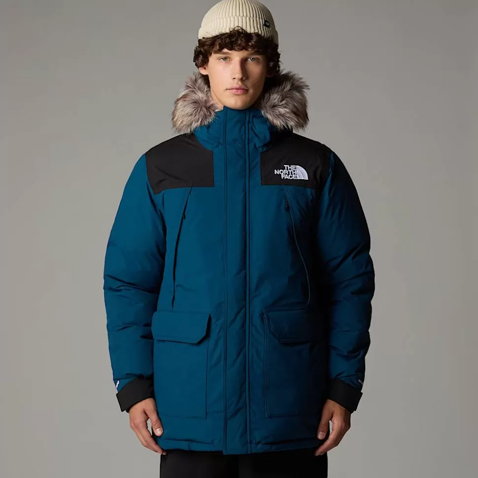 The North Face Parka McMurdo Para Hombre Midnight Petrol-TNF Black Fashion