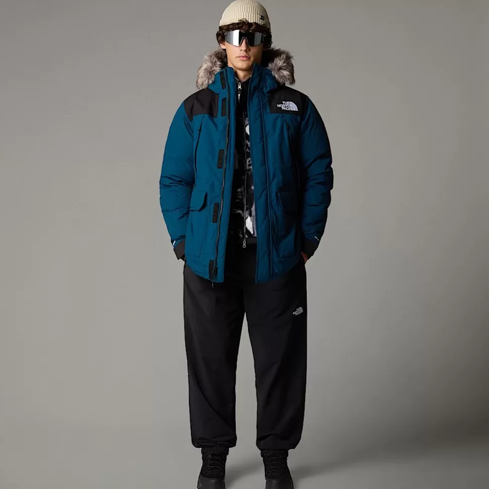 The North Face Parka McMurdo Para Hombre Midnight Petrol-TNF Black Fashion