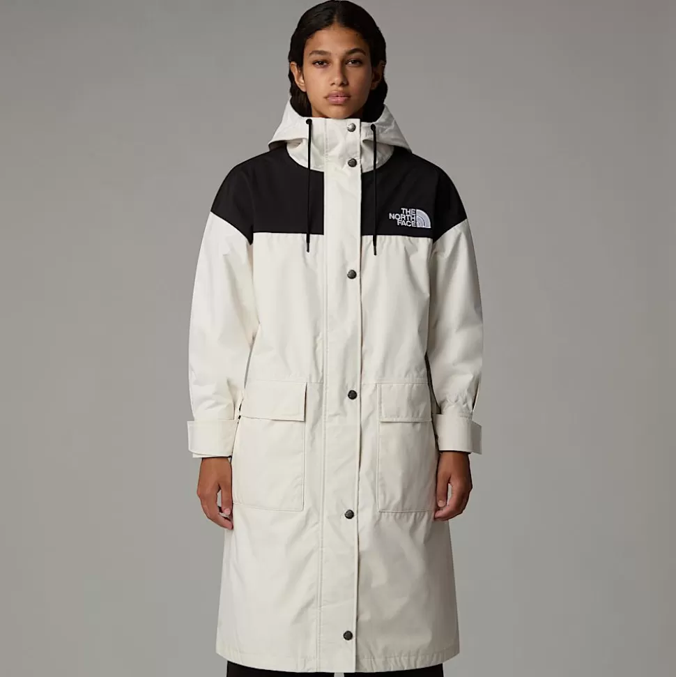 The North Face Parka Reign On Para Mujer White Dune-TNF Black Outlet