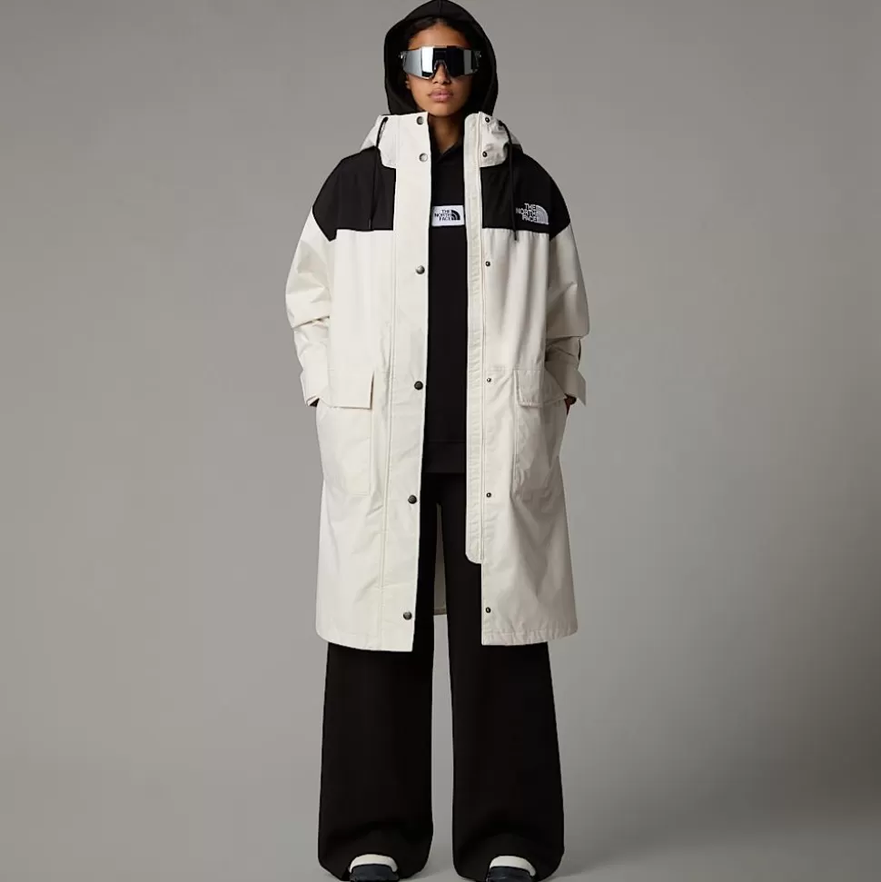 The North Face Parka Reign On Para Mujer White Dune-TNF Black Outlet