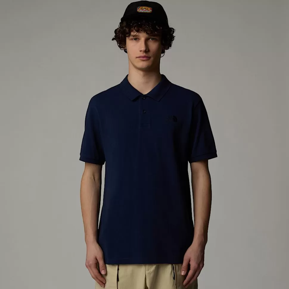 The North Face Polo Piquet Para Hombre Summit Navy Store