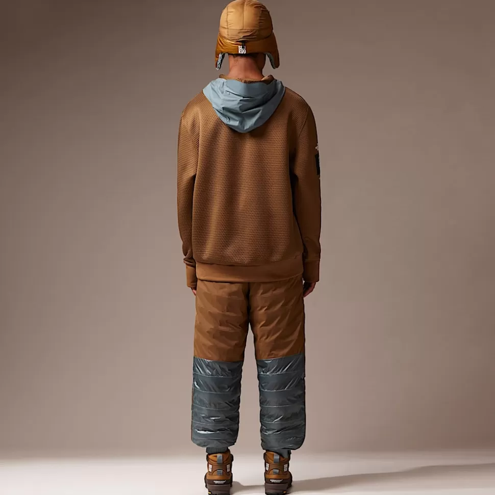 The North Face Sudadera Con Capucha Doble DotKnit X Undercover Soukuu Sepia Brown-Concrete Grey Best