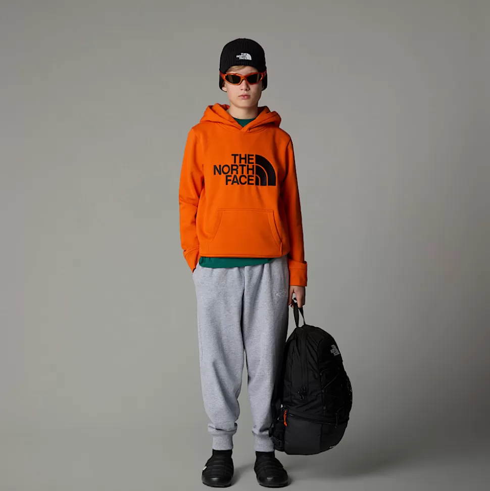 The North Face Sudadera Con Capucha Drew Peak Para Niño TNF Orange Sale