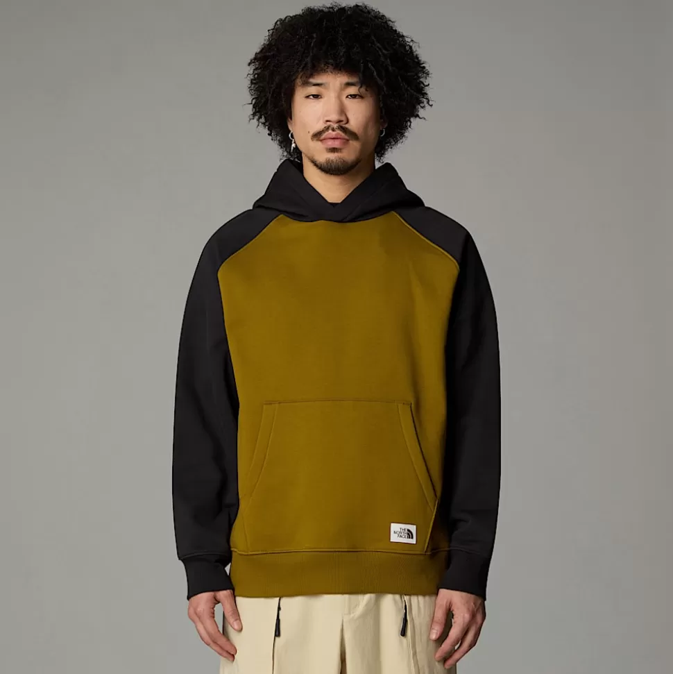 The North Face Sudadera Con Capucha Heritage Para Hombre Moss Green-TNF Black Cheap