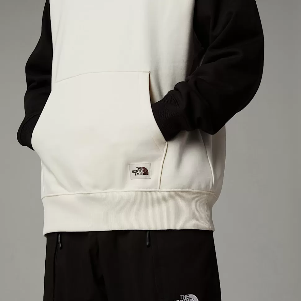 The North Face Sudadera Con Capucha Heritage Para Hombre White Dune-TNF Black Hot