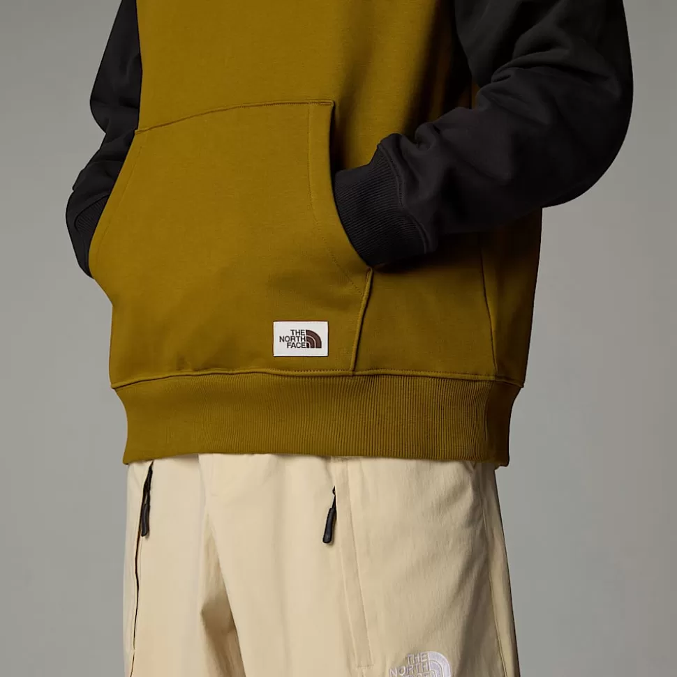 The North Face Sudadera Con Capucha Heritage Para Hombre Moss Green-TNF Black Cheap