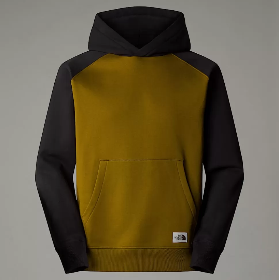 The North Face Sudadera Con Capucha Heritage Para Hombre Moss Green-TNF Black Cheap