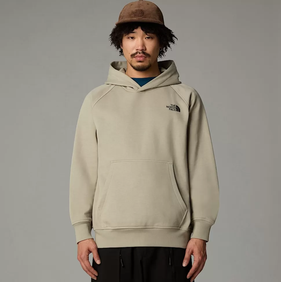 The North Face Sudadera Con Capucha, Manga Raglán Estampado Gráfico Para Hombre Clay Grey-TNF Black 3D Summit Mesh Print Sale