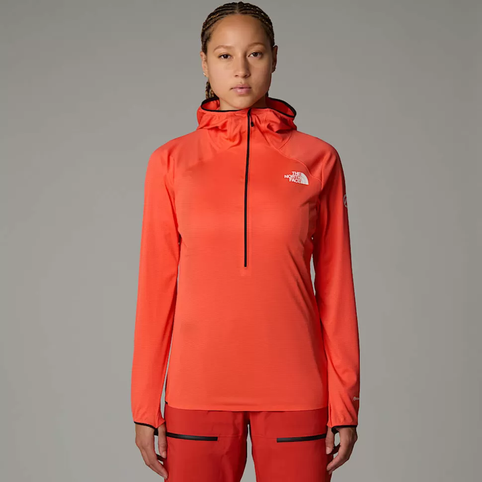 The North Face Sudadera Con Capucha Summit Direct Sun Para Mujer Radiant Orange Cheap