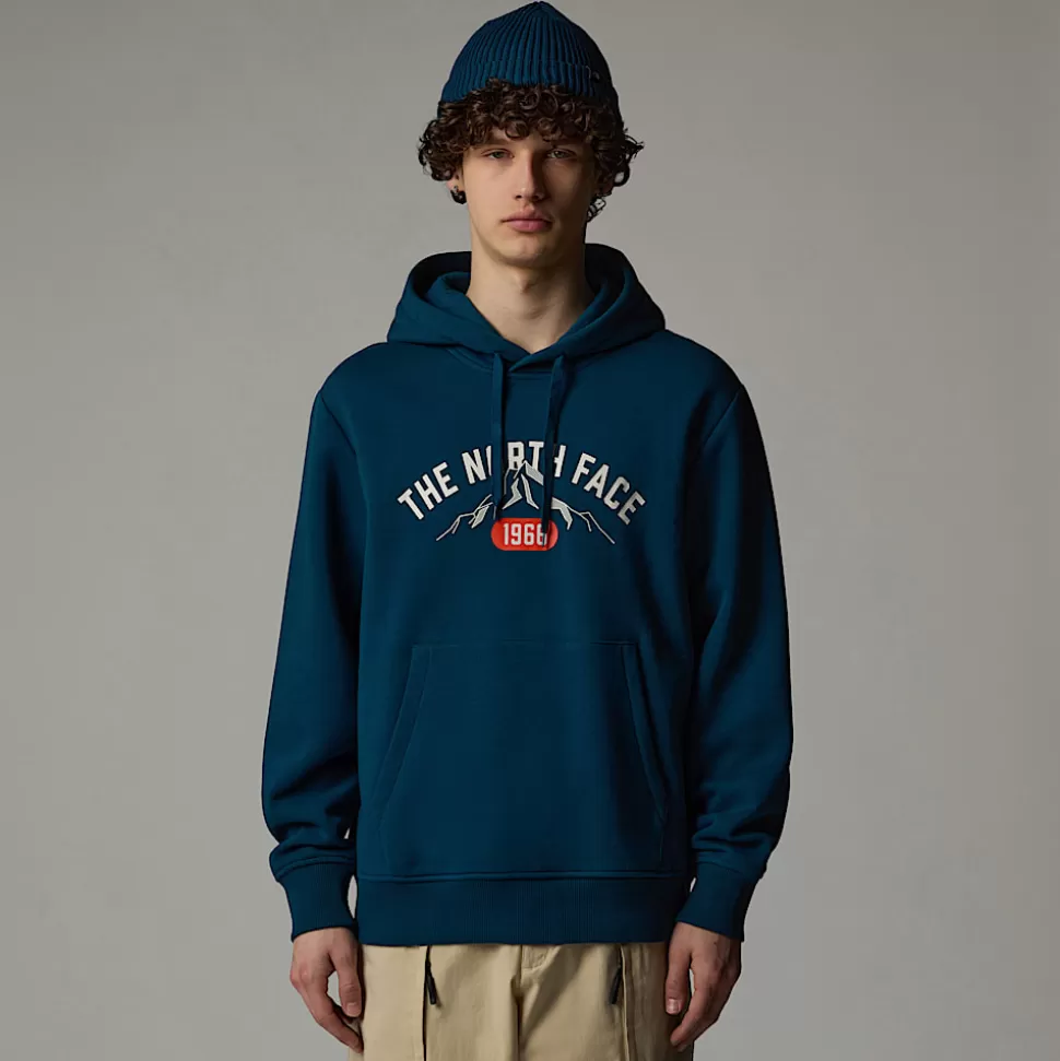 The North Face Sudadera Con Capucha Y Estampado Gráfico Varsity Para Hombre Midnight Petrol Discount