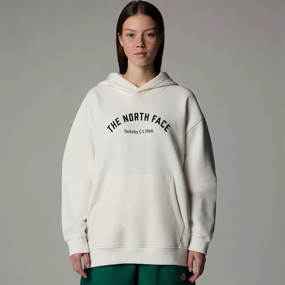 The North Face Sudadera Con Capucha Y Estampado Gráfico Varsity Para Mujer White Dune Discount