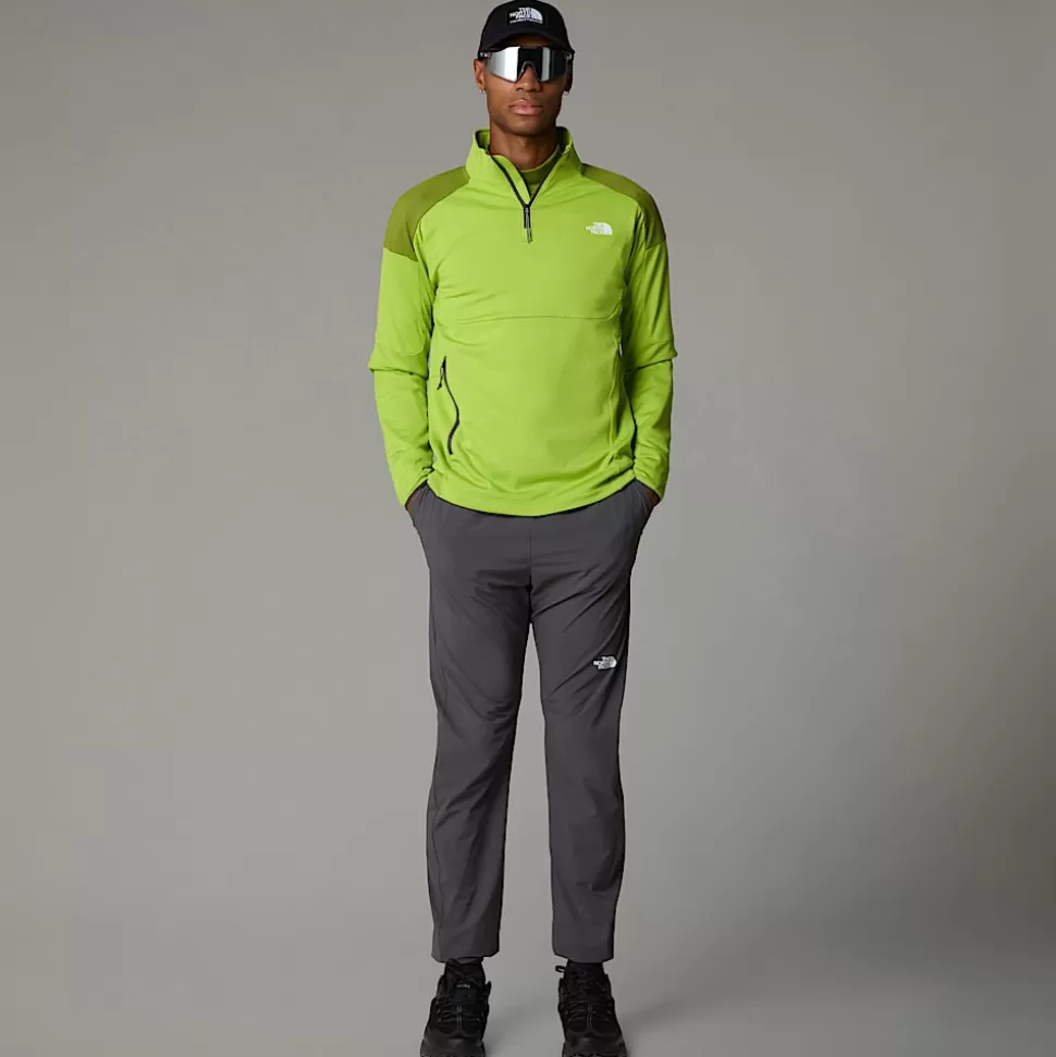 The North Face Sudadera Con Cremallera De 1/4 Kikash Para Hombre Meadow Grass Sale