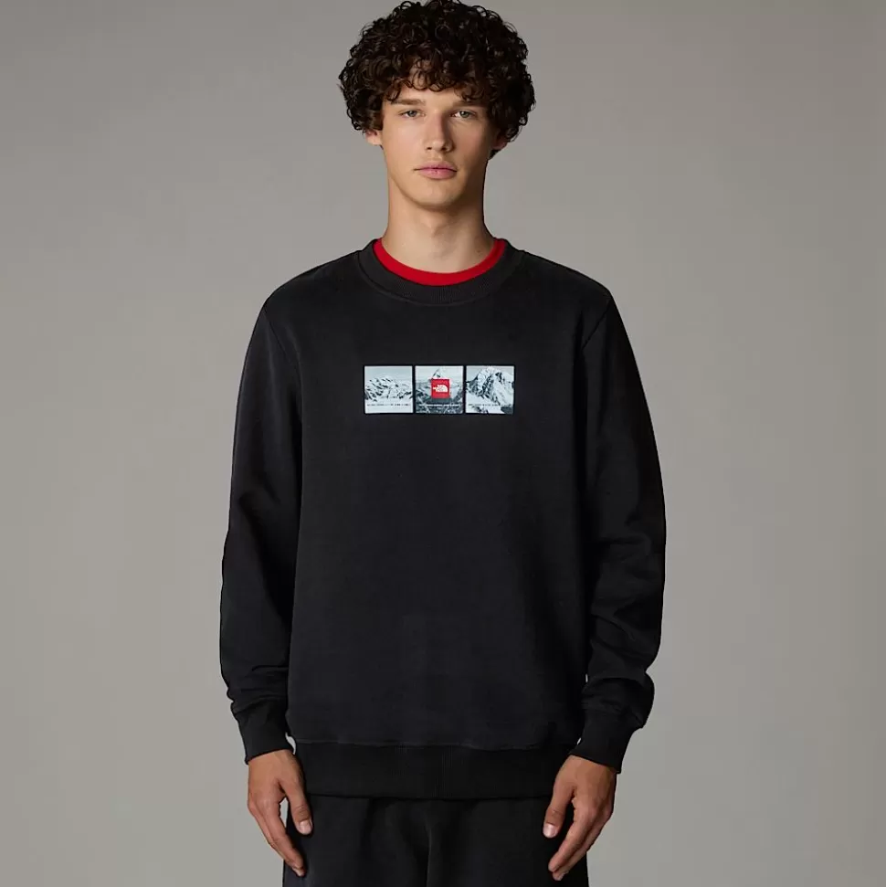 The North Face Sudadera Con Estampado Gráfico Expedition System Para Hombre TNF Black Discount