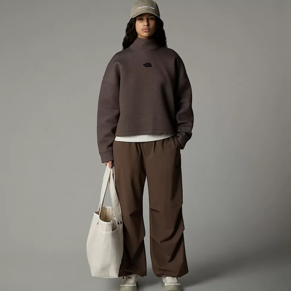 The North Face Sudadera De Cuello Alto Para Mujer Smokey Brown Heather Best