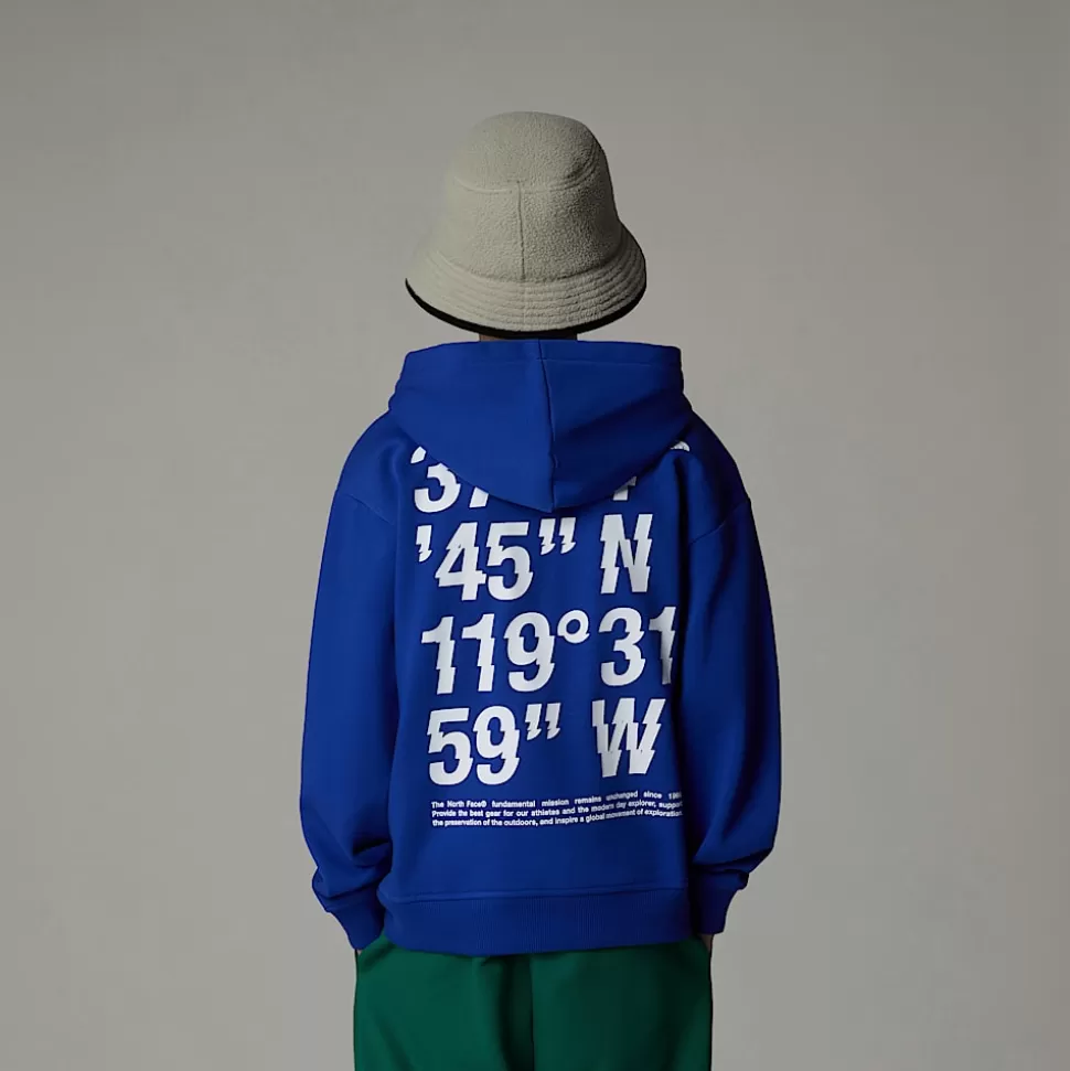 The North Face Sudadera Holgada Con Capucha Y Estampado Gráfico Coordinates Para Niño TNF Blue Shop
