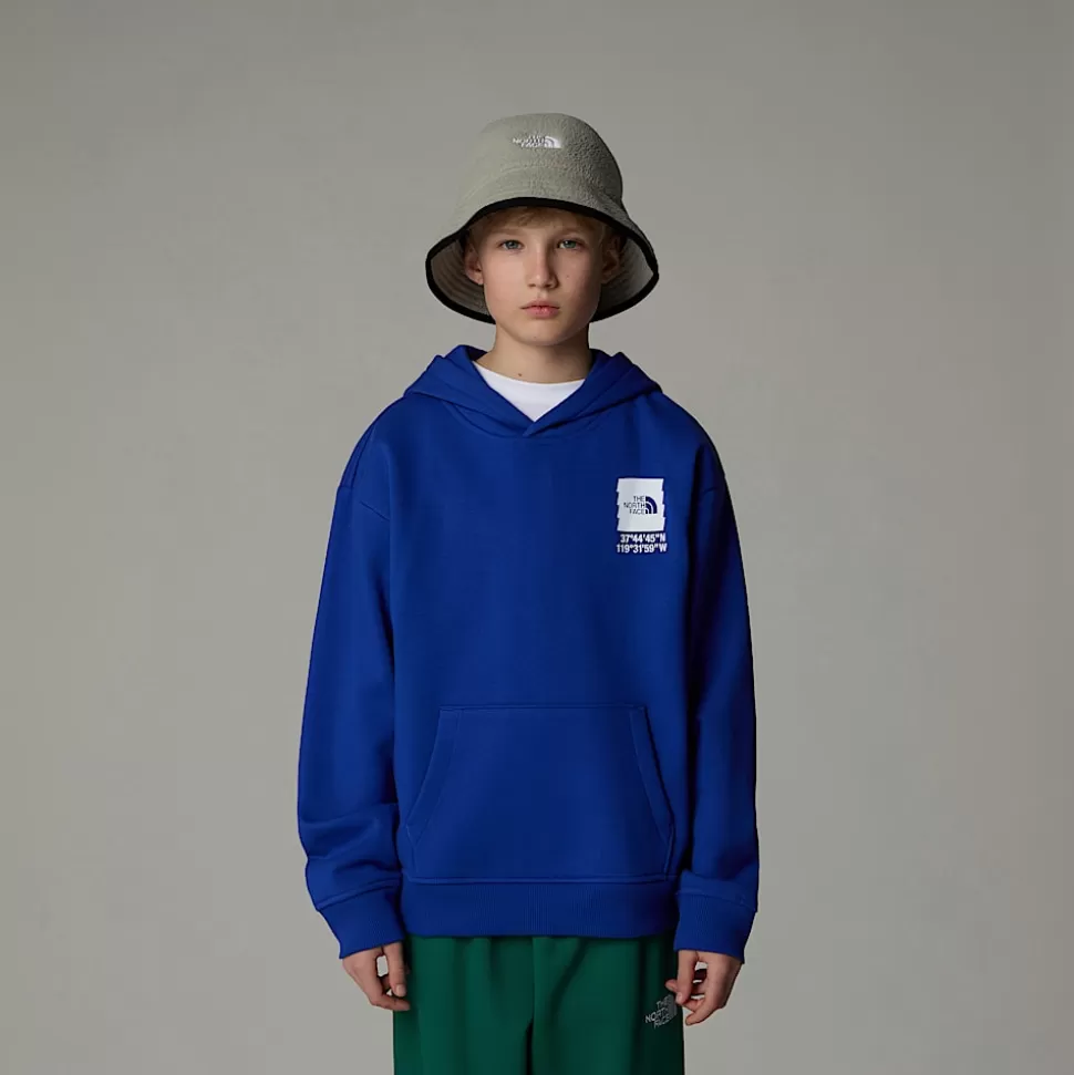 The North Face Sudadera Holgada Con Capucha Y Estampado Gráfico Coordinates Para Niño TNF Blue Shop