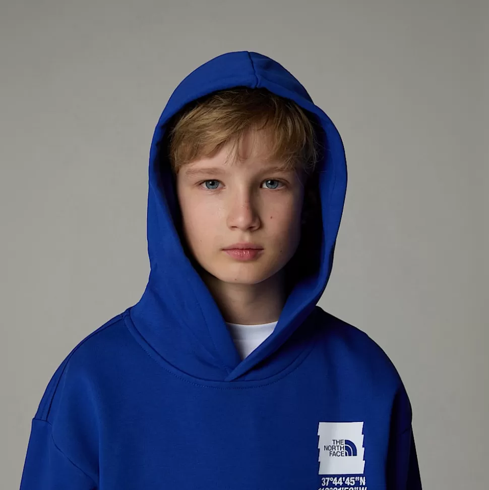 The North Face Sudadera Holgada Con Capucha Y Estampado Gráfico Coordinates Para Niño TNF Blue Shop
