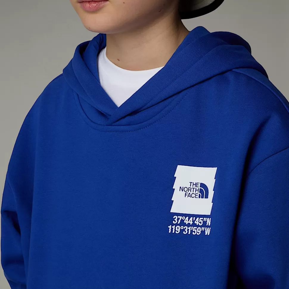The North Face Sudadera Holgada Con Capucha Y Estampado Gráfico Coordinates Para Niño TNF Blue Shop