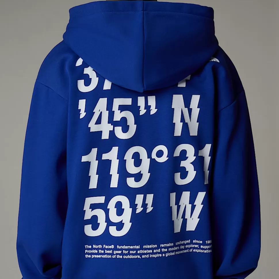 The North Face Sudadera Holgada Con Capucha Y Estampado Gráfico Coordinates Para Niño TNF Blue Shop