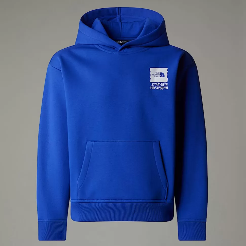 The North Face Sudadera Holgada Con Capucha Y Estampado Gráfico Coordinates Para Niño TNF Blue Shop