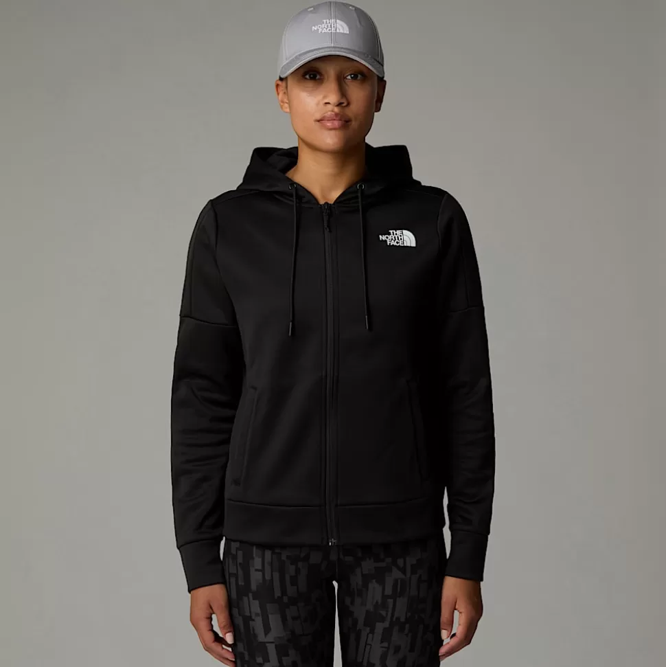 The North Face Sudadera Polar Con Capucha Y Cremallera Integral Reaxion Para Mujer TNF Black-NPF Outlet