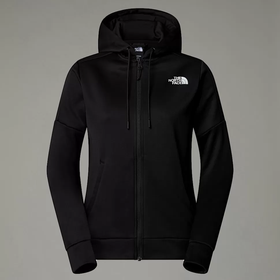 The North Face Sudadera Polar Con Capucha Y Cremallera Integral Reaxion Para Mujer TNF Black-NPF Outlet