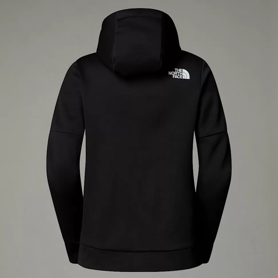 The North Face Sudadera Polar Con Capucha Y Cremallera Integral Reaxion Para Mujer TNF Black-NPF Outlet