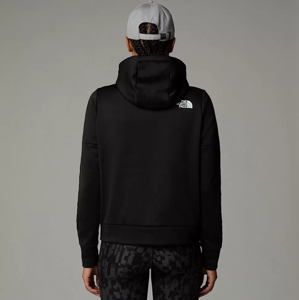 The North Face Sudadera Polar Con Capucha Y Cremallera Integral Reaxion Para Mujer TNF Black-NPF Outlet