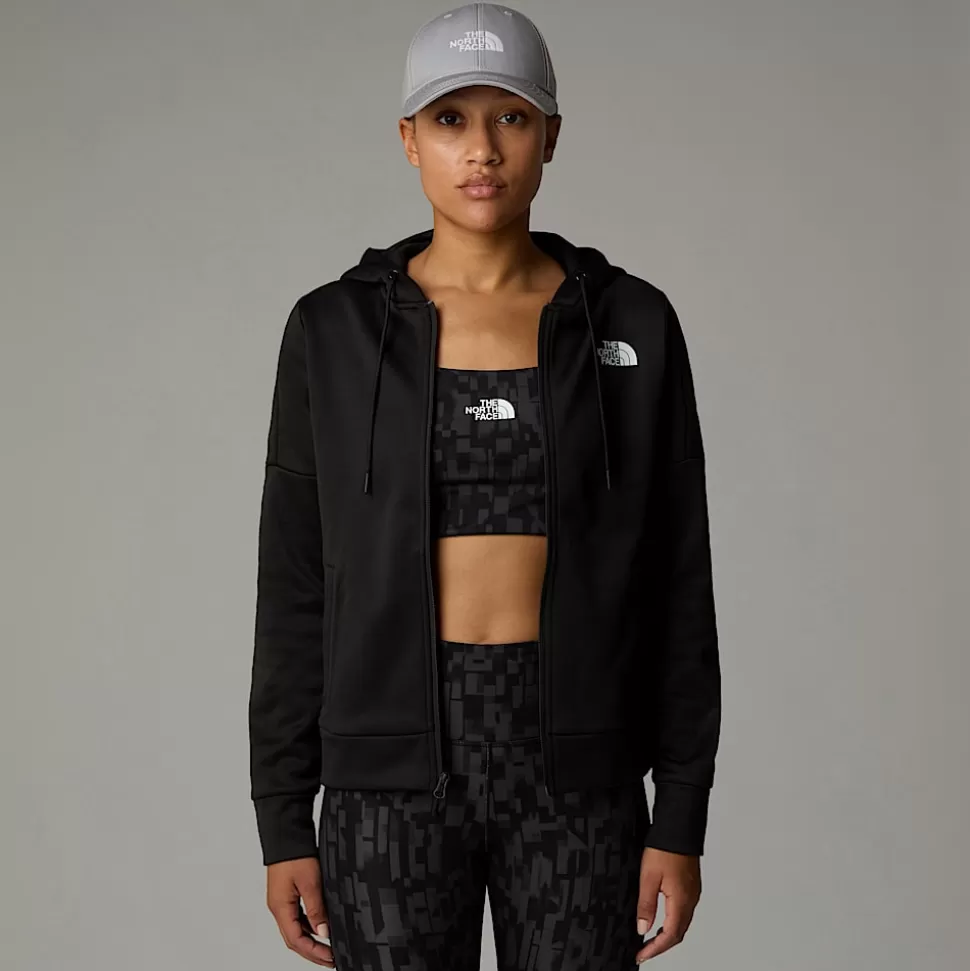 The North Face Sudadera Polar Con Capucha Y Cremallera Integral Reaxion Para Mujer TNF Black-NPF Outlet