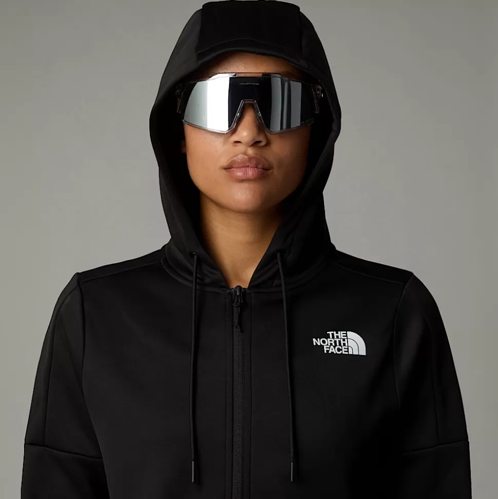 The North Face Sudadera Polar Con Capucha Y Cremallera Integral Reaxion Para Mujer TNF Black-NPF Outlet